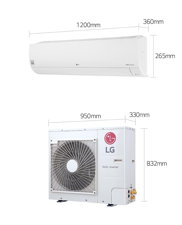 LG DualCool+ (Wi-Fi Compatible) – 36 000 BTU