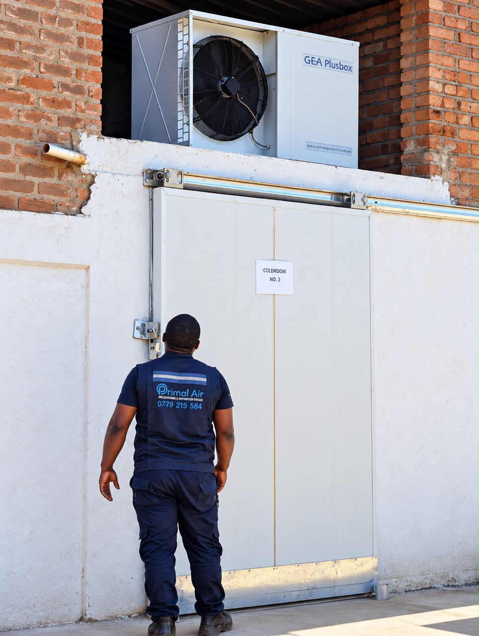 Walk-in cold room installed by Primal Air